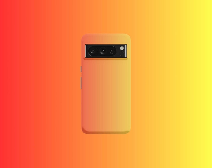 Sunset Gradient Tough Phone Case For Google Pixel 9, 9 Pro, 9 Pro XL, 8, 8 Pro, 7, 7 Pro, 6, and 6 Pro