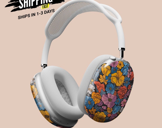 AirPods Max Headphone Covers | Retro Bloom | AirPods Max Case | AirPod Max Cover
