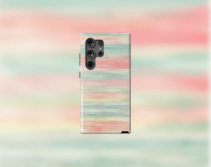 Soft Pastel Watercolor Samsung Tough Case - S22-S24 Series