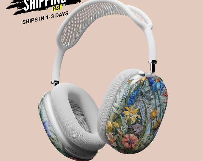 AirPods Max Headphone Covers | Botanical Mosaic | AirPods Max Case | AirPod Max Cover
