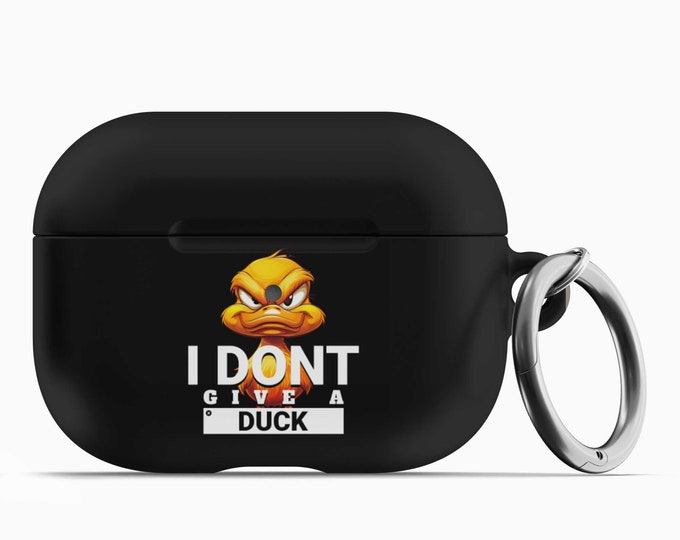 Angry Duck AirPod Case w/Keychain - Fits 1st 2nd Gen AirPods AirPod Pros