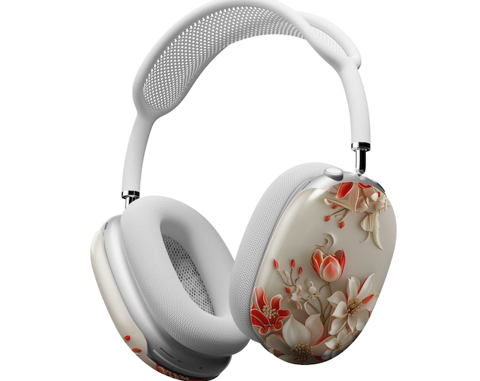 AirPods Max Headphone Covers | 3D Floral | AirPods Max Case | AirPod Max Cover
