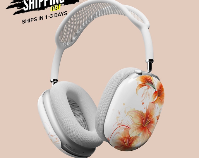 AirPods Max Headphone Covers | Orange Blossom | AirPods Max Case | AirPod Max Cover