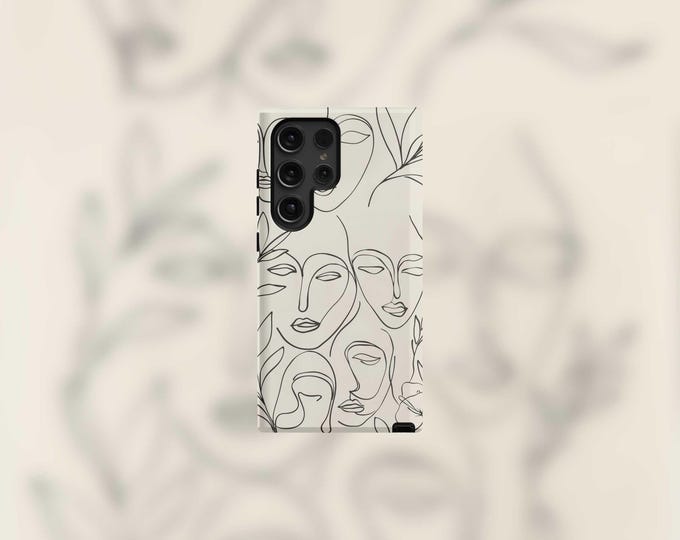 Abstract Women Samsung Tough Case - S22-S25 Series