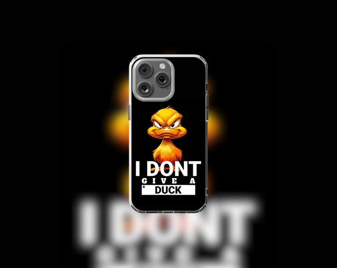 Angry Duck Personalized MagSafe Clear iPhone Case 12-15