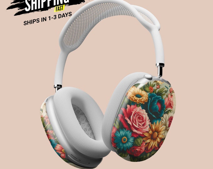 AirPods Max Headphone Covers | Retro Floral | AirPods Max Case | AirPod Max Cover
