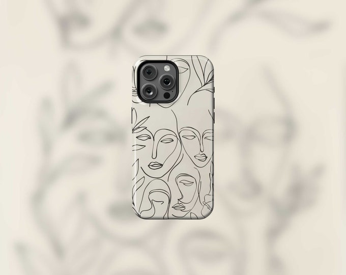 Abstract Women MagSafe Tough iPhone 12-15 Case