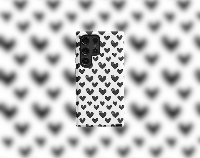 Black Hearts Samsung Tough Case - S22-S25 Series