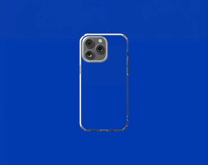 Royal Blues Clear MagSafe Case for iPhone 13-16 - Slim Stylish Protection
