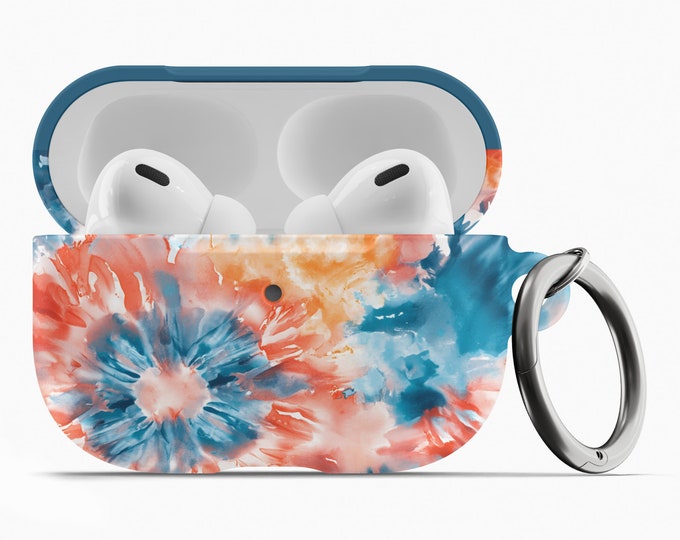 Watercolor Tie-Dye AirPod Case - Scratch Resistant, Fade-Proof Cover for 1st & 2nd Gen AirPods Pro Typically 2-3 Days to Ship