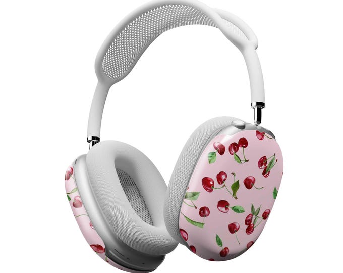 AirPods Max Headphone Covers for Summer Cherries  Durable Polycarbonate Case  Stylish  Protective AirPod Max Cover