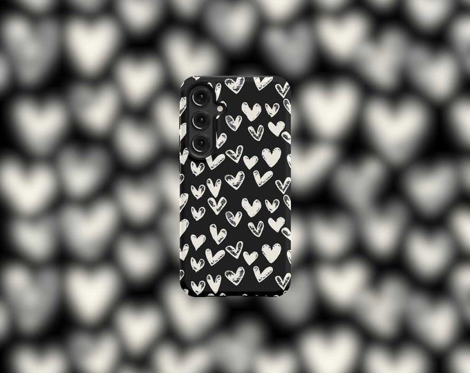 White Hearts Samsung Tough Case - S22-S25 Series