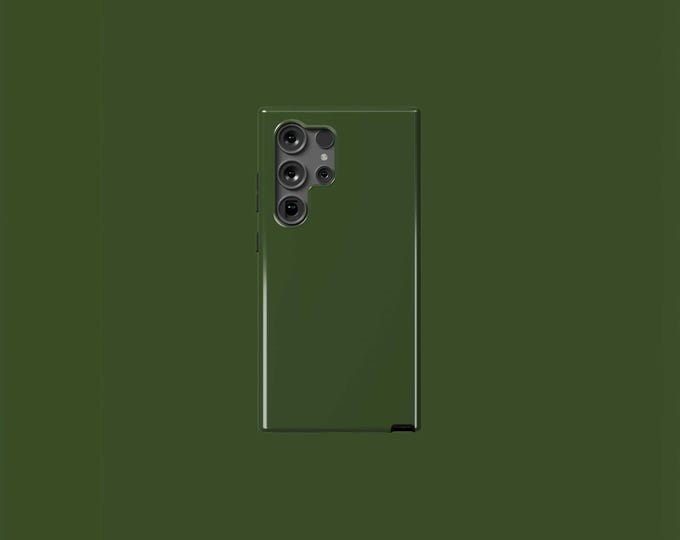 Dark Olive Samsung Tough Case - S22-S25 Series