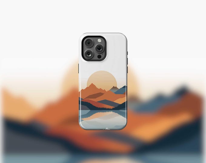 Mountains Landscape iPhone 12-15 MagSafe Tough Case