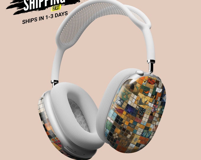 AirPods Max Headphone Covers | Mosaic Tiles | AirPods Max Case | AirPod Max Cover