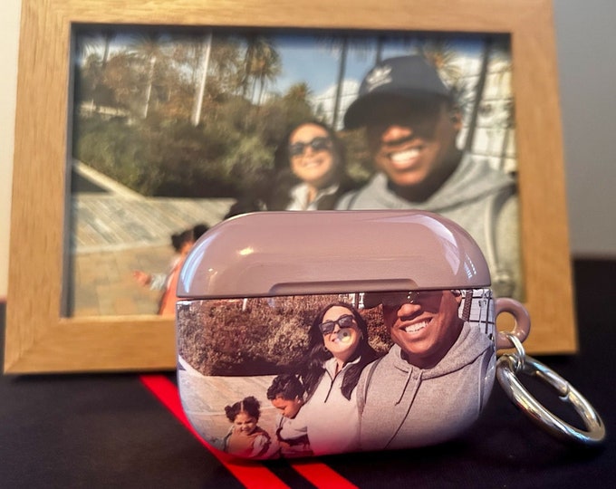 Photo AirPod Case - Personalized Image Cover for AirPods 1st/2nd/Pro, Durable Polycarbonate, Scratch-Resistant, USA-Made,  Gift