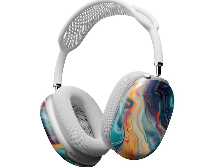 AirPods Max Headphone Covers | Vibrant Marble | AirPods Max Case | AirPod Max Cover