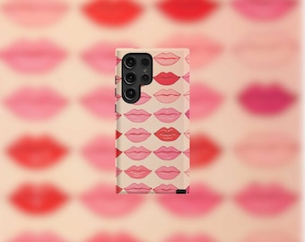 Pastel Painted Lips Samsung Tough Case - S22-S24 Series