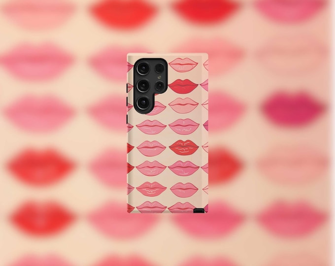 Pastel Painted Lips Samsung Tough Case - S22-S24 Series