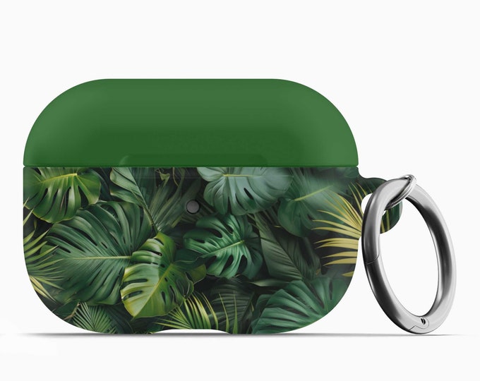 Tropical Palm Leaf's AirPod Case - Fits 1st 2nd Gen AirPods AirPod Pros