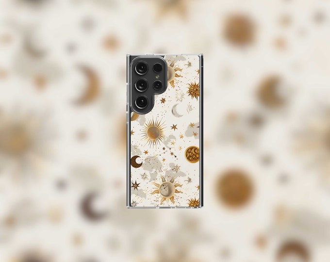 Sun's and Moon's Samsung Clear Case - S22/S23/S24 Series