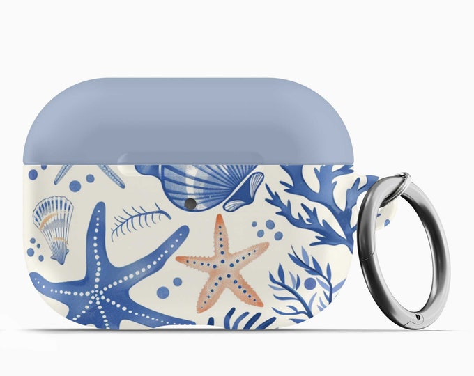 Under the Sea AirPod Case w/Keychain - Fits 1st 2nd Gen AirPods AirPod Pros