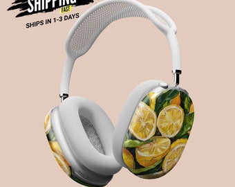 AirPods Max Headphone Covers | Lemon Oil Painting | AirPods Max Case | AirPod Max Cover