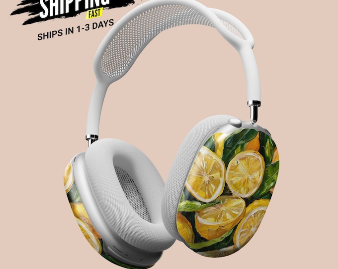 AirPods Max Headphone Covers | Lemon Oil Painting | AirPods Max Case | AirPod Max Cover