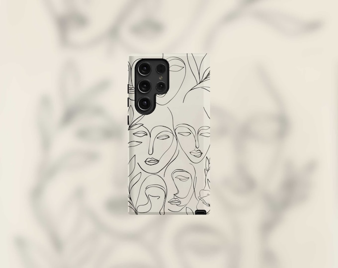 Abstract Women Samsung Tough Case - S22-S24 Series