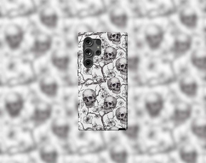 Skulls and Blooms Samsung Tough Case - S22-S25 Series