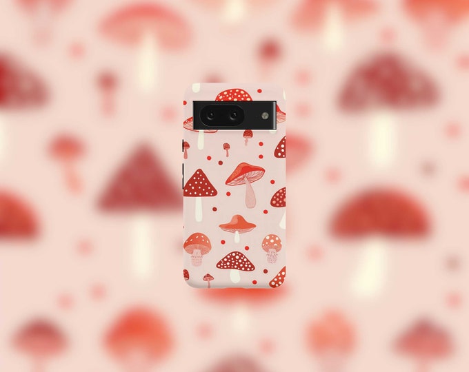 Mushroom Magic Tough Phone Case For Google Pixel 9, 9 Pro, 9 Pro XL, 8, 8 Pro, 7, 7 Pro, 6, and 6 Pro