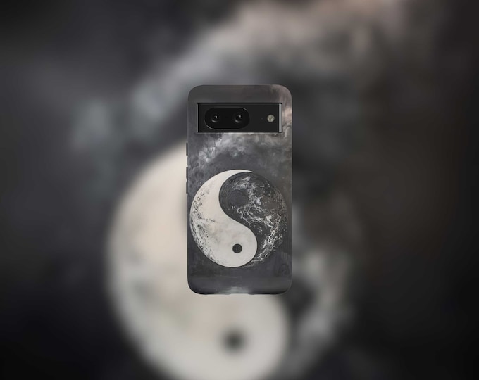 Yin Yang Tough Phone Case For Google Pixel 9, 9 Pro, 9 Pro XL, 8, 8 Pro, 7, 7 Pro, 6, and 6 Pro