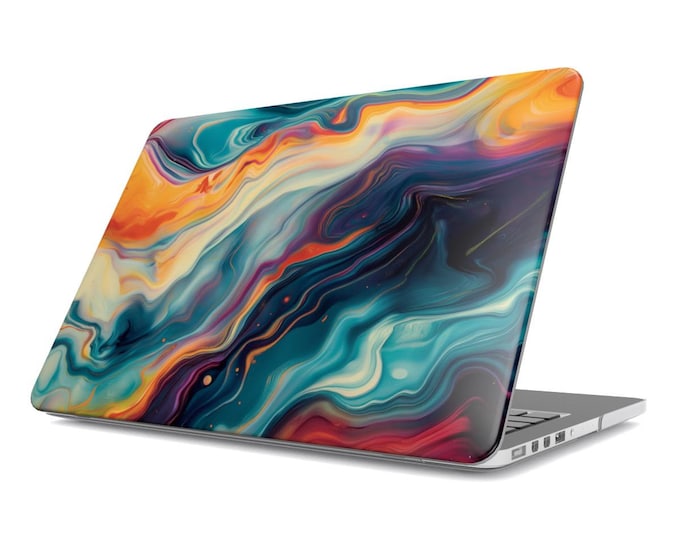 Vibrant Marble Premium MacBook Case - Slim, Durable & Scratch Resistant