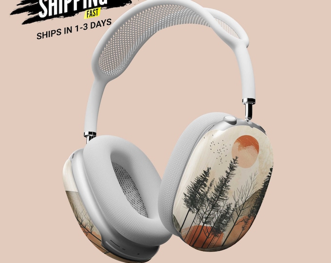 AirPods Max Headphone Covers | Forrest Illustration | AirPods Max Case | AirPod Max Cover
