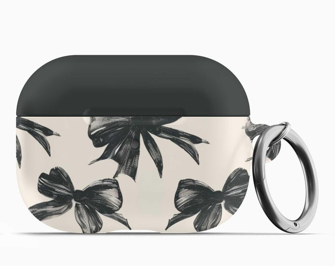Sophisticated Bows AirPod Case wKeychain - Compatible with 1st  2nd Gen AirPod Pros