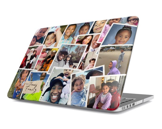 Custom Photo Collage MacBook Case  Personalized Design for MacBook Pro  Air 2021-2024  Unique Gift Idea