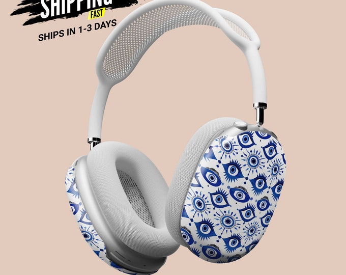 AirPods Max Headphone Covers | Blue Evil Eye | AirPods Max Case | AirPod Max Cover