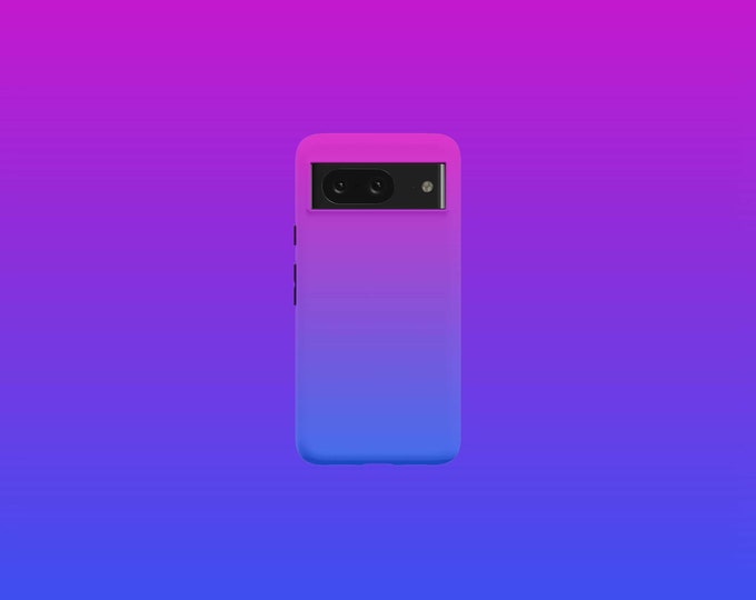 Ombre Pink Tough Phone Case For Google Pixel 9, 9 Pro, 9 Pro XL, 8, 8 Pro, 7, 7 Pro, 6, and 6 Pro