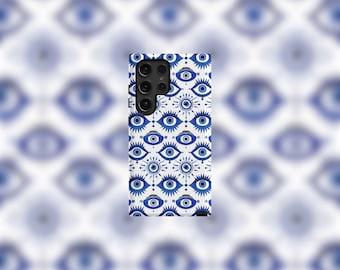 Blue Evil Eye Samsung Tough Case - S22-S24 Series