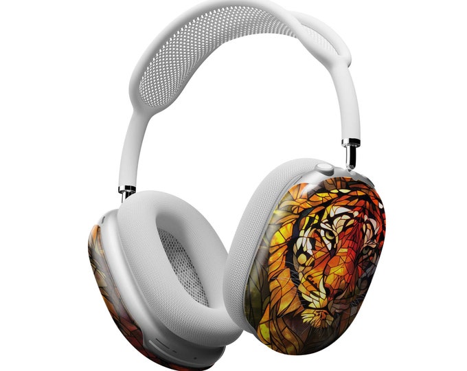 AirPods Max Headphone Covers | Stained Glass Tiger| AirPods Max Case | AirPod Max Cover