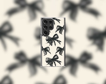 Sophisticated Bows Samsung Clear Case - S22/S23/S24 Series