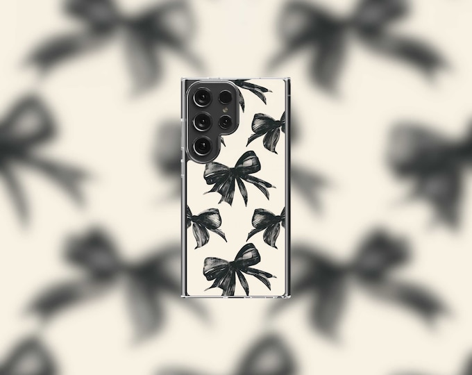 Sophisticated Bows Samsung Clear Case - S22/S23/S24 Series