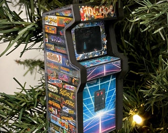 Mini Arcade Christmas Ornament: Retro Gaming Gift