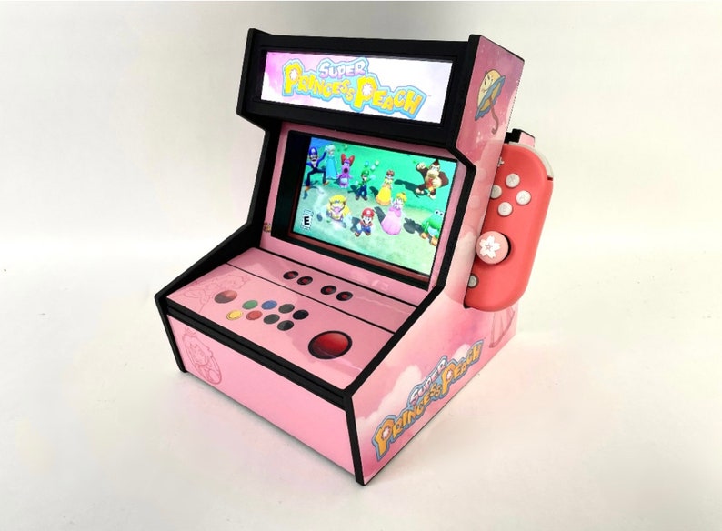 Nintendo Switch Lite Arcade Cabinet: Backlit Marquee & Game Storage - Etsy