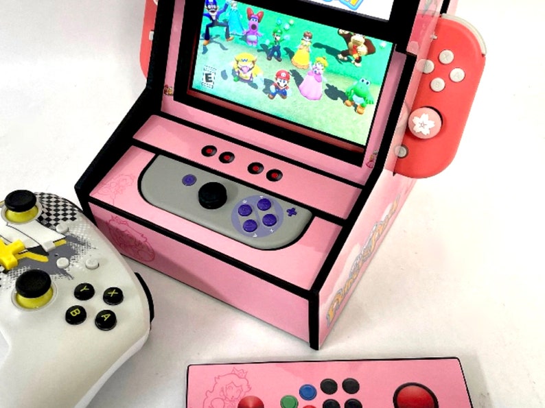 Nintendo Switch Lite Arcade Cabinet: Backlit Marquee & Game Storage - Etsy