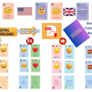 Alphabet Emoji Emotions - Version Français/Anglais (EN/FR)