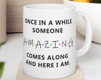 Taza de persona increíble, taza divertida, regalo humeroso, taza de regalo agradable, taza de cerámica de 11 oz