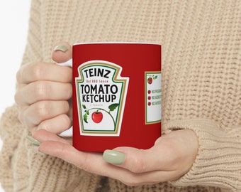 Tomaten-Ketchup-Becher, 11 Unzen, hochwertige Geschenkidee, lustige Tasse