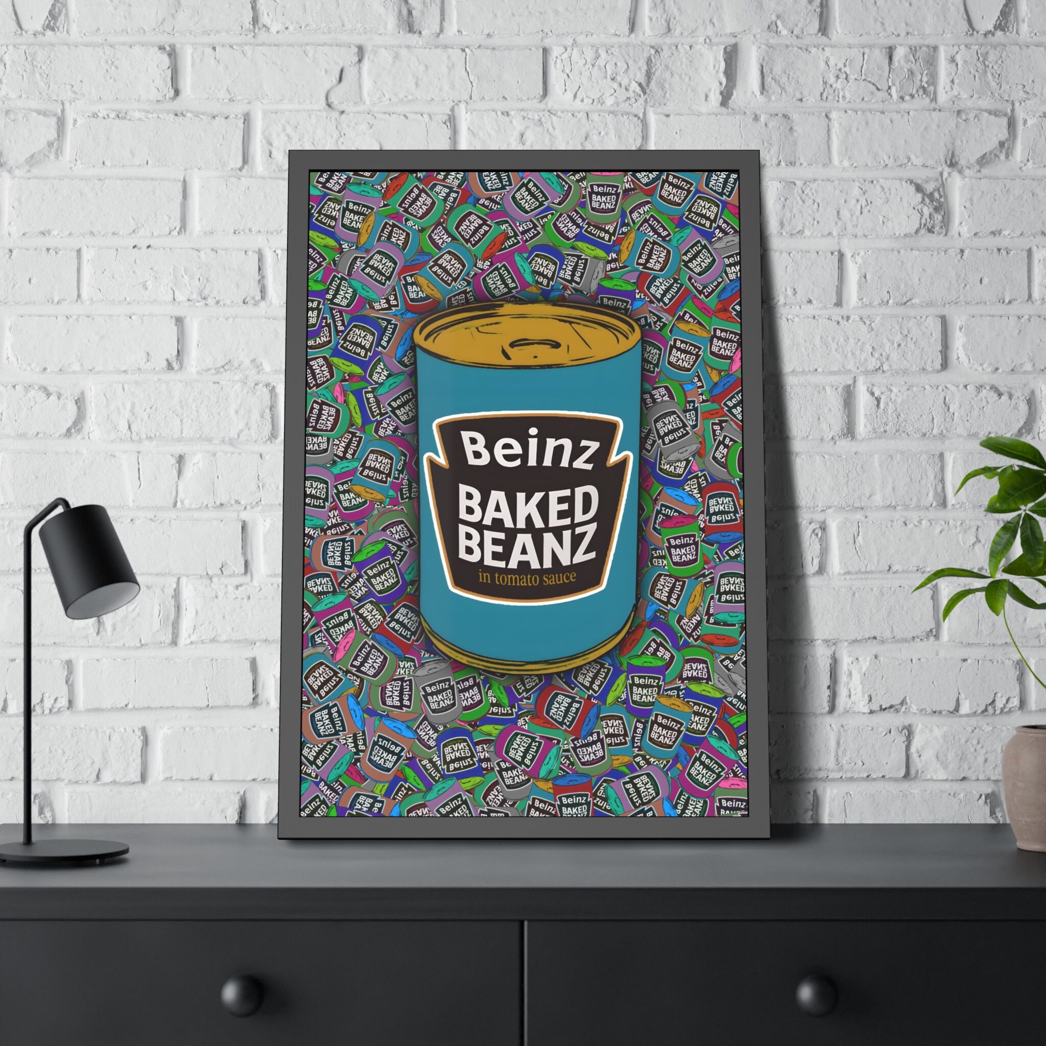 Baked Beans Print, Baked Beans Poster, Baked Beans Art, Baked Beans ...