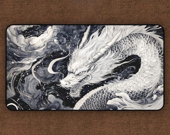 Oriental Dragon TCG Playmat, Japanese Dragon, MTG Desk Mat for